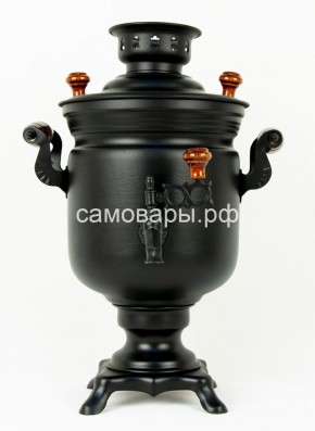 Электрический самовар "Черный Русский" матовая банка на 3 литра (Ограниченная серия) в Нижнем Тагиле - nizhniy-tagil.ok-mebel.com | фото 3