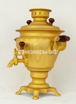 Электрический самовар "Русское золото" матовая груша на 2 литра (Ограниченная серия) в Нижнем Тагиле - nizhniy-tagil.ok-mebel.com | фото