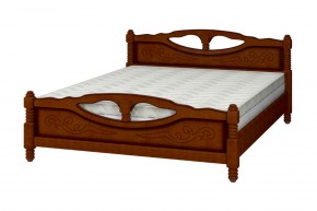 ЕЛЕНА-4 Кровать из массива (орех) в Нижнем Тагиле - nizhniy-tagil.ok-mebel.com | фото 2