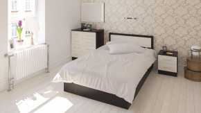 Фиеста Кровать 1200, цвет венге/дуб лоредо, ШхГхВ 123,5х203,5х80 см., сп.м. 1200х2000 мм., без матраса, основание есть в Нижнем Тагиле - nizhniy-tagil.ok-mebel.com | фото 5