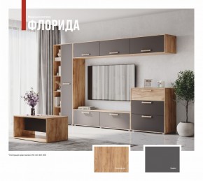 ФЛОРИДА Гостиная (модульная) дуб золотой/графит в Нижнем Тагиле - nizhniy-tagil.ok-mebel.com | фото