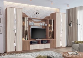 Гостиная Аллегро с 2 шкафами вариант-5 (Ясень светлый/тёмный) в Нижнем Тагиле - nizhniy-tagil.ok-mebel.com | фото 3