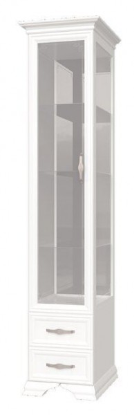 ГРАЦИЯ Шкаф с витриной 1 дв. 3 стекла в Нижнем Тагиле - nizhniy-tagil.ok-mebel.com | фото