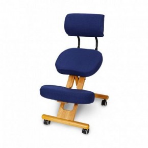 Коленный стул со спинкой Smartstool KW02В + Чехлы в Нижнем Тагиле - nizhniy-tagil.ok-mebel.com | фото 3