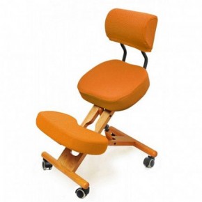Коленный стул со спинкой Smartstool KW02В + Чехлы в Нижнем Тагиле - nizhniy-tagil.ok-mebel.com | фото 4
