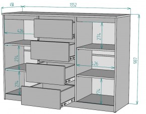 Комод Мальта K118 в Нижнем Тагиле - nizhniy-tagil.ok-mebel.com | фото 2