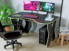 Компьютерный стол КЛ №9.0 (Черный/Желтый) в Нижнем Тагиле - nizhniy-tagil.ok-mebel.com | фото 2