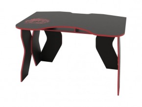 Компьютерный стол КЛ №9.0 (Черный/Красный) в Нижнем Тагиле - nizhniy-tagil.ok-mebel.com | фото