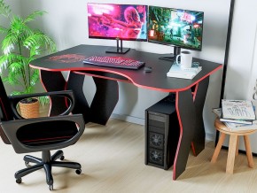Компьютерный стол КЛ №9.0 (Черный/Красный) в Нижнем Тагиле - nizhniy-tagil.ok-mebel.com | фото 3