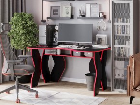 Компьютерный стол КЛ №9.0 (Черный/Красный) в Нижнем Тагиле - nizhniy-tagil.ok-mebel.com | фото 4