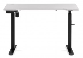 Компьютерный стол Маркос с механизмом подъема 120х75х75 белая шагрень / черный в Нижнем Тагиле - nizhniy-tagil.ok-mebel.com | фото 3