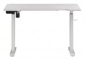 Компьютерный стол Маркос с механизмом подъема 120х75х75 белый / шагрень белая в Нижнем Тагиле - nizhniy-tagil.ok-mebel.com | фото 2