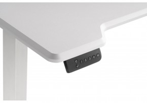 Компьютерный стол Маркос с механизмом подъема 120х75х75 белый / шагрень белая в Нижнем Тагиле - nizhniy-tagil.ok-mebel.com | фото 7