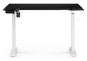 Компьютерный стол Маркос с механизмом подъема 120х75х75 черная шагрень / белый в Нижнем Тагиле - nizhniy-tagil.ok-mebel.com | фото 4