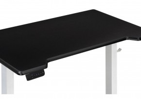 Компьютерный стол Маркос с механизмом подъема 120х75х75 черная шагрень / белый в Нижнем Тагиле - nizhniy-tagil.ok-mebel.com | фото 8