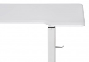 Компьютерный стол Маркос с механизмом подъема 140х80х75 белый / шагрень белая в Нижнем Тагиле - nizhniy-tagil.ok-mebel.com | фото 8