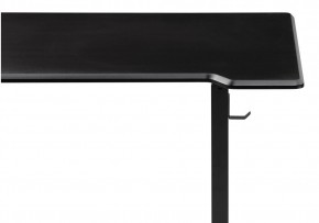 Компьютерный стол Маркос с механизмом подъема 140х80х75 черный / шагрень черная в Нижнем Тагиле - nizhniy-tagil.ok-mebel.com | фото 8