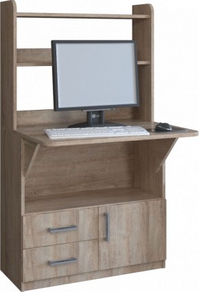 Компьютерный стол СП-1 (Дуб баррик) в Нижнем Тагиле - nizhniy-tagil.ok-mebel.com | фото