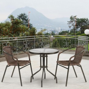 Комплект мебели Асоль-7 TLH-037B/TLH-060 brown-2pcs в Нижнем Тагиле - nizhniy-tagil.ok-mebel.com | фото 2