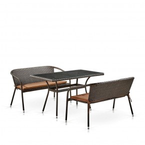 Комплект мебели из иск. ротанга T286A/S139A-W53 Brown в Нижнем Тагиле - nizhniy-tagil.ok-mebel.com | фото 2
