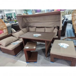 Комплект мебели с диваном AFM-320B-T320 Brown в Нижнем Тагиле - nizhniy-tagil.ok-mebel.com | фото 2