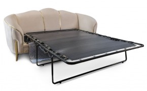 Комплект мягкой мебели Lara 3-1-1 с раскладным механизмом (бежевый/золото) в Нижнем Тагиле - nizhniy-tagil.ok-mebel.com | фото 3