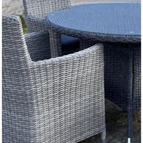 Комплект плетеной мебели AM-395C/T395 Grey 4Pcs (4+1) в Нижнем Тагиле - nizhniy-tagil.ok-mebel.com | фото 2