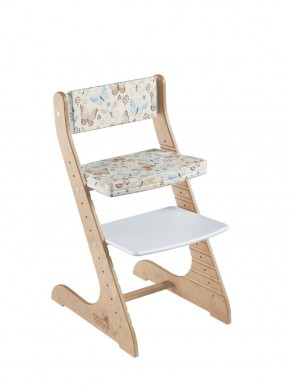 Комплект растущий стул и подушки Конёк Горбунёк Стандарт (Лофт-2, Бабочки) в Нижнем Тагиле - nizhniy-tagil.ok-mebel.com | фото