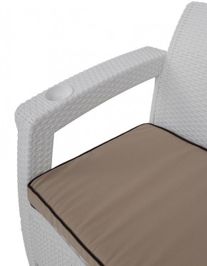 Комплект уличной мебели Yalta Premium Terrace Set (Ялта) белый (+подушки под спину) в Нижнем Тагиле - nizhniy-tagil.ok-mebel.com | фото 5