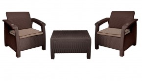 Комплект уличной мебели Yalta Premium Terrace Set (Ялта) шоколадый (+подушки под спину) в Нижнем Тагиле - nizhniy-tagil.ok-mebel.com | фото 8