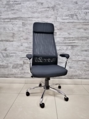 Кресло Barneo K-115 для персонала (черная ткань, черная сетка) в Нижнем Тагиле - nizhniy-tagil.ok-mebel.com | фото