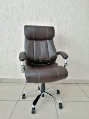 Кресло Barneo K-303 для руководителя (коричневая экокожа) в Нижнем Тагиле - nizhniy-tagil.ok-mebel.com | фото