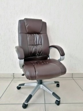 Кресло Barneo K-6 для руководителя (коричневая экокожа) в Нижнем Тагиле - nizhniy-tagil.ok-mebel.com | фото