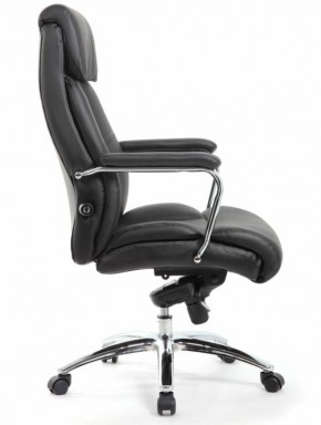 Кресло BRABIX PREMIUM "Phaeton EX-502" (кожа с компаньоном, хром, черное) 530882 в Нижнем Тагиле - nizhniy-tagil.ok-mebel.com | фото 3