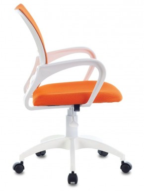 Кресло BRABIX "Fly MG-396W", пластик белый, сетка, оранжевое, 532401, MG-396W_532401 в Нижнем Тагиле - nizhniy-tagil.ok-mebel.com | фото 3
