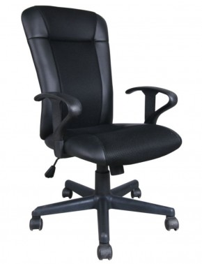 Кресло BRABIX "Optima MG-370" (экокожа/ткань, черное) 531580 в Нижнем Тагиле - nizhniy-tagil.ok-mebel.com | фото
