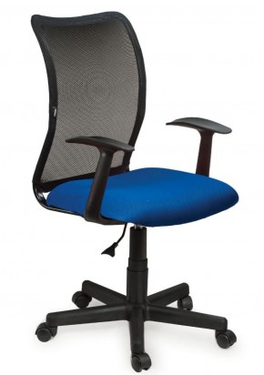 Кресло BRABIX "Spring MG-307", с подлокотниками, комбинированное синее/черное TW, 531404 в Нижнем Тагиле - nizhniy-tagil.ok-mebel.com | фото