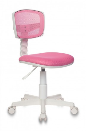 Кресло детское Бюрократ CH-W299/PK/TW-13A розовый в Нижнем Тагиле - nizhniy-tagil.ok-mebel.com | фото 1
