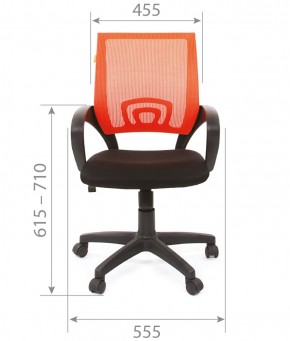 Кресло для оператора CHAIRMAN 696 black (ткань TW-11/сетка TW-01) в Нижнем Тагиле - nizhniy-tagil.ok-mebel.com | фото 4
