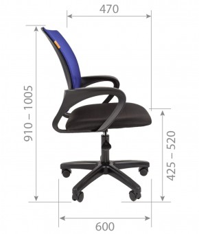 Кресло для оператора CHAIRMAN 696  LT (ткань стандарт 15-21/сетка TW-01) в Нижнем Тагиле - nizhniy-tagil.ok-mebel.com | фото 5