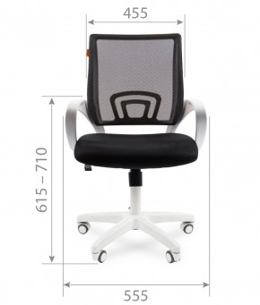 Кресло для оператора CHAIRMAN 696 white (ткань TW-10/сетка TW-05) в Нижнем Тагиле - nizhniy-tagil.ok-mebel.com | фото 6