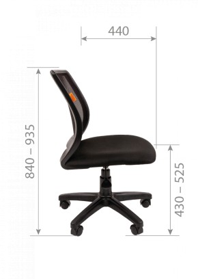 Кресло для оператора CHAIRMAN 699 Б/Л (ткань стандарт/сетка TW-01) в Нижнем Тагиле - nizhniy-tagil.ok-mebel.com | фото 7