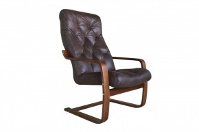 Кресло для отдыха (пружинка) Магнат 102-З-Ш замша ШОКОЛАД в Нижнем Тагиле - nizhniy-tagil.ok-mebel.com | фото