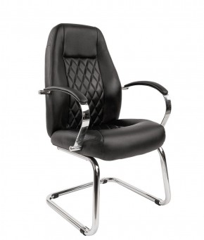 Кресло для посетителя CHAIRMAN 950 V Черное в Нижнем Тагиле - nizhniy-tagil.ok-mebel.com | фото 1