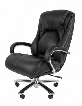 Кресло для руководителя CHAIRMAN 402 (Кожа) Черное в Нижнем Тагиле - nizhniy-tagil.ok-mebel.com | фото 2