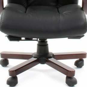 Кресло для руководителя Chairman 421 черный/орех темный, черный в Нижнем Тагиле - nizhniy-tagil.ok-mebel.com | фото 4