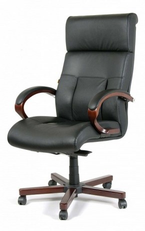 Кресло для руководителя Chairman 421 черный/орех темный, черный в Нижнем Тагиле - nizhniy-tagil.ok-mebel.com | фото 7