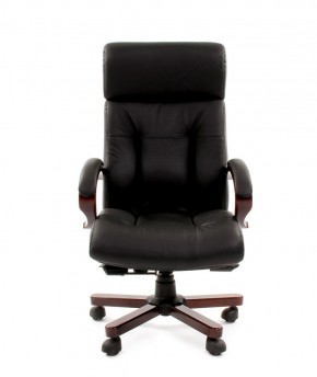 Кресло для руководителя CHAIRMAN  421 (Натуральная кожа) Черное в Нижнем Тагиле - nizhniy-tagil.ok-mebel.com | фото 2