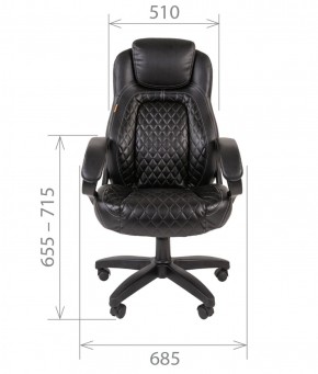 Кресло для руководителя  CHAIRMAN 432 (Экокожа черная) в Нижнем Тагиле - nizhniy-tagil.ok-mebel.com | фото 4