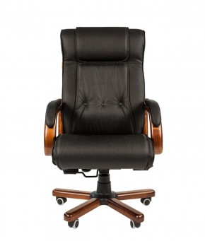 Кресло для руководителя CHAIRMAN  653 (Кожа) Черное в Нижнем Тагиле - nizhniy-tagil.ok-mebel.com | фото 2